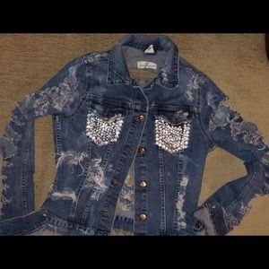 Custom Made (BrazilGlitznGlam) Jean jacket